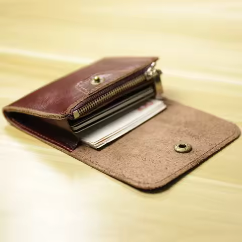 SIKU genuine leathe purse handmade coin purses holders brand women wallet case