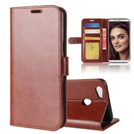 Luxury Flip Case For OPPO A75 / A75S Cover Leather Soft back Stand Phone Cases