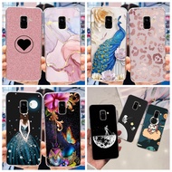 For Samsung Galaxy A8+ A8 Plus 2018 Case Luxury Marble Astronaut Clear Soft TPU Phone Back Cover For Samsung A530F A730F Shell