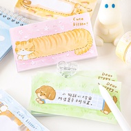Cdaily|60 Sheets Foldable Notepad Whisper Small Note Note Cute Creative Non-Sticky Student Message N