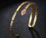 APM 金剛玉蛇形開口手環