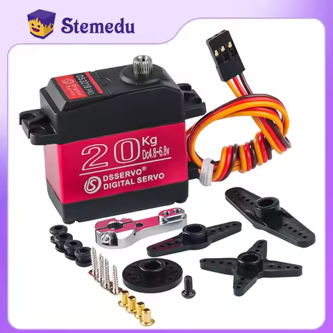 DS3218 Pro Digital Servo 20KG 180/270 Degree High Speed Dsservo IP66 Waterproof Baja Metal Gear 25T 