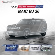 Baic BJ30 Transparent Waterproof Car Cover - Premium Plastic Car Cover, Free Bag