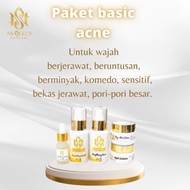 NS QUEEN Skincare Paket Basic ACNE Original
