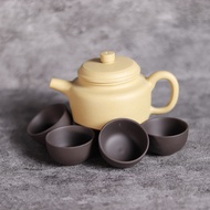 Clay teapot, light yellow, No. 1, 200ml, AT001