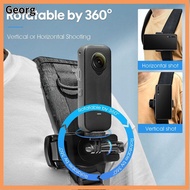 GEORG ของใหม่ หมุนได้ คลิปสากล กระเป๋ากล้อง gimbal กระเป๋าเป้สะพายหลังคลิป สำหรับ DJI OSMO Pocket2 กล้องติดกระเป๋า อุปกรณ์เสริมฐานคงที่