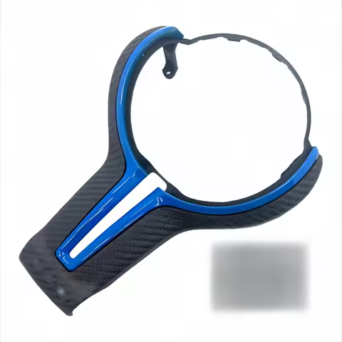 Authentic Carbon Fiber Steering Wheel Cover Trim For BMW F30 F80 G20 G80 - Fits F Series G Series Mo