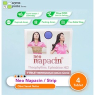 Neo Napacin 4 tablets relieves and treats bronchial asthma