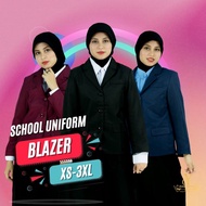 CY BC4 Blazer Sekolah Rendah Menengah Long Sleeve / Blazer Pengawas Sekolah / Uniform Prefect /Maroo