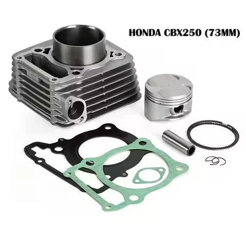 Motorcycle Engine Accessories 250CC 73mm Cylinder Piston Set Compatible for Honda XR250 Twister Torn