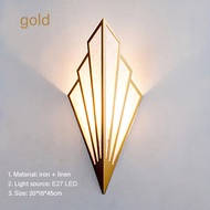 Nordic modern Creativity G9 LED wall lamp Triangle shape for bedroom living room study lighting fixt