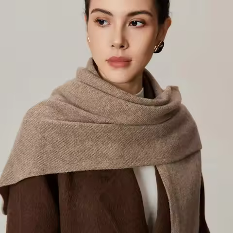 Korean Knitted Wool Triangle Scarf Solid Knitted Shawl Autumn Winter Scarf Women Neck Protection Nec