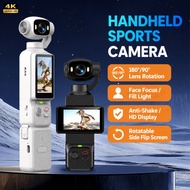 Portable Handheld Action Camera 4K Sports Camera  Multi-Angle Rotation Bicycle Motorcycle Driving Re