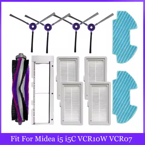 For Midea i5 i5C VCR07 VCR08 MR09 Samsung VR05R5050WK Replacement Part Main Side Brush Hepa Filter M