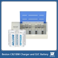 Beston 4 slot C821BW Battery Charger for AA/AAA/D/C/9V Ni-mh/Ni-cd rechargeable battery