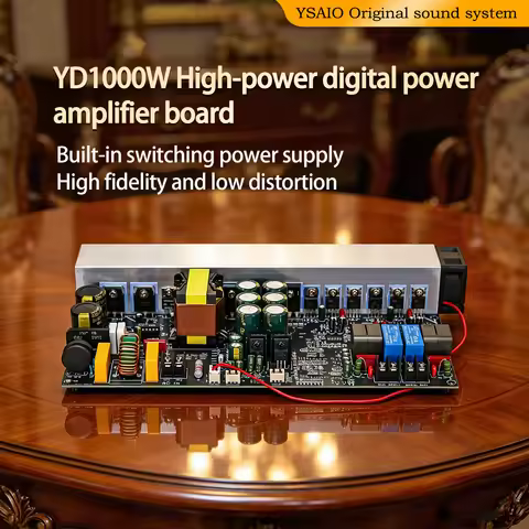 Yd1000W High-Power Digital Amplifier Board Dual-Channel 500W+500Wbtl Bridged 1000W with Switching Po