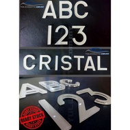 🔥Ready Stock 🔥Nombor Plate kereta 3D Crystal /3D Crystral Car Number plate Laser Cut