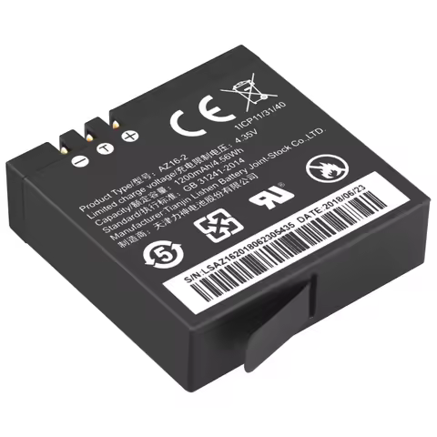 1x AZ16-1 AZ16-2 Replacement Battery for Xiaomi YI 4K 4K+ Yi Lite YI 360 VR Action Not for Discovery