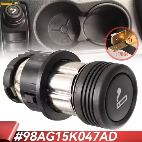 For Ford Focus Fiesta C-Max Kuga Mondeo Transit Cigarette Lighter Plug Socket 98AG15K047AD Replaceme