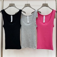 Authentic SKIMS Ribbed Tank Top – Women’s Sleeveless Cotton Spandex Vest
