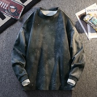 Tie-dye Gypsy long-sleeved T-shirt for men and women with the same loose sweater for men