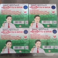 HIJAU 1 PACKAGE 3 STRIP ULTRAFLU EXTRA GREEN FLU COUGH 1 STRIP = 4 tablet