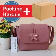 Tas Selempang Wanita Sophie Martin Paris Sallaun Pink Merah Muda Promo Terbaru 2025 Kekinian Sling B