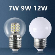 ERANPO Tri-Colour 6W 9W 12W LED Bulb 3 Color IN 1 E27 Holder LED Bulb G45 Round Bubble Small Bulb Co