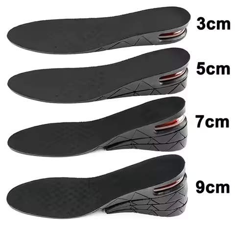 NEW 1Pair Height Increase Insole for Feet 3cm 5cm 7cm 9cm Variable Height Shoes Insoles Men Women Ai
