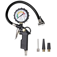 Car Tire Pressure Gauge 220 PSI Tire Inflator with Pressure Gauge Air Compressor for Cars Motorcycles Bicycles