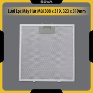 Range hood grease filter – 3-layer aluminum alloy – 308 x 319mm – 323 x 319mm – Easy to disassemble 