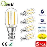 5pcs E12 E14 12V/24V LED Edison Bulb Vintage Low Pressure LED Filament Bulb Energy Saving Warm White