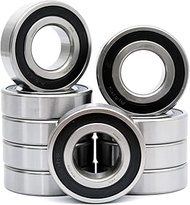 FKG R14-2RS 7/8"x1-7/8"x1/2" Deep Groove Ball Bearing Double Rubber Seal Bearings Pre-Lubricated, Se