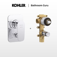 Kohler Aleo Concealed Bath & Shower Mixer with Diverter - Slim Trim - 78985T