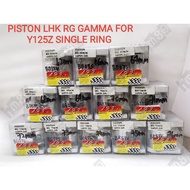 PISTON LHK RG GAMMA FOR Y125Z Single Ring  62 64 66 67 68 69 70 71 72 73 74 75 76MM