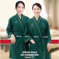Spa and beauty salon patient gown, high quality cold cotton