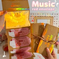Foldable 3D Birthday Red Envelope HongBao DIY Packing Lucky Money Traditional Best Wishes Happy Birt