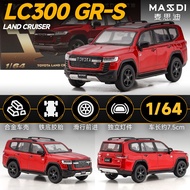 MASDI 1/64 Toyota Land Cruiser LC300 GR-S Diecast car Car Model Simulation Alloy Diecast Car Childre