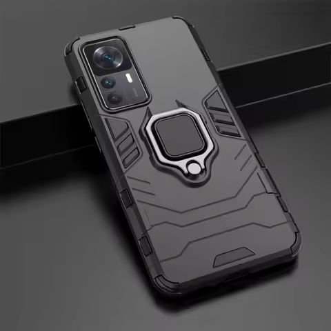 For Xiaomi 12T Pro Case Magnetic Holder Ring Shockproof Armor Phone Cases For Xiaomi Mi12T Mi 12T 12