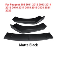 [JINDI] For Peugeot 508 2019-2022 Front Bumper Spoiler Protector Plate Lip Type DGS Body Kit Splitte