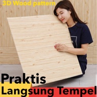 HL0200 3D WOOD Foam Wall Wallpaper WOOD Foam Wall Stickers
