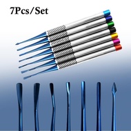 7Pcs Dental Pdl Elevator Luxating Root Titanium Tooth Elevator Minimally Invasive Knife Extraction D
