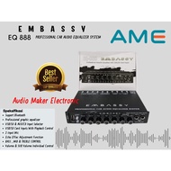 Parametric Equalizer Preamp Embassy Eq-888 Bluetooth Eq Usb Bt Karaoke