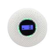คาร์บอนมอนอกไซด์และควัน Combo เครื่องตรวจจับ Home Security 2 IN1 Carbon Monoxide CO Smoke Alarm Dete