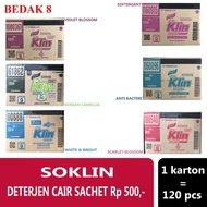 Terlaris Soklin Deterjen Cair Sachet/ So Klin Liquid Detergent Sachet