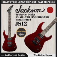 Jackson JS Series Dinky JS12 Electric Guitar, Amaranth Fretboard, Metallic Red