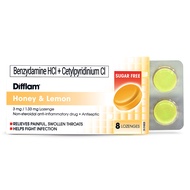 DIFFLAM Honey And Lemon Lozenge 8s