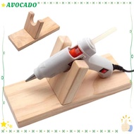 AVOCAYY Hot Glue Holder, Universal Wooden Hot Glue|Base,  DIY Hot Glue Support Stand