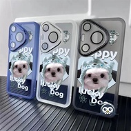 Cute White Hat Dog Phone Case For Honor Magic 8 7 6 5 Lite Pro 9X Pro 8C Power GT Pro Play 60 Plus 4
