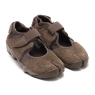 NIKE Air Rift Ninja Shoes Dark Coffee Brown Suede Plush 25cm US8
